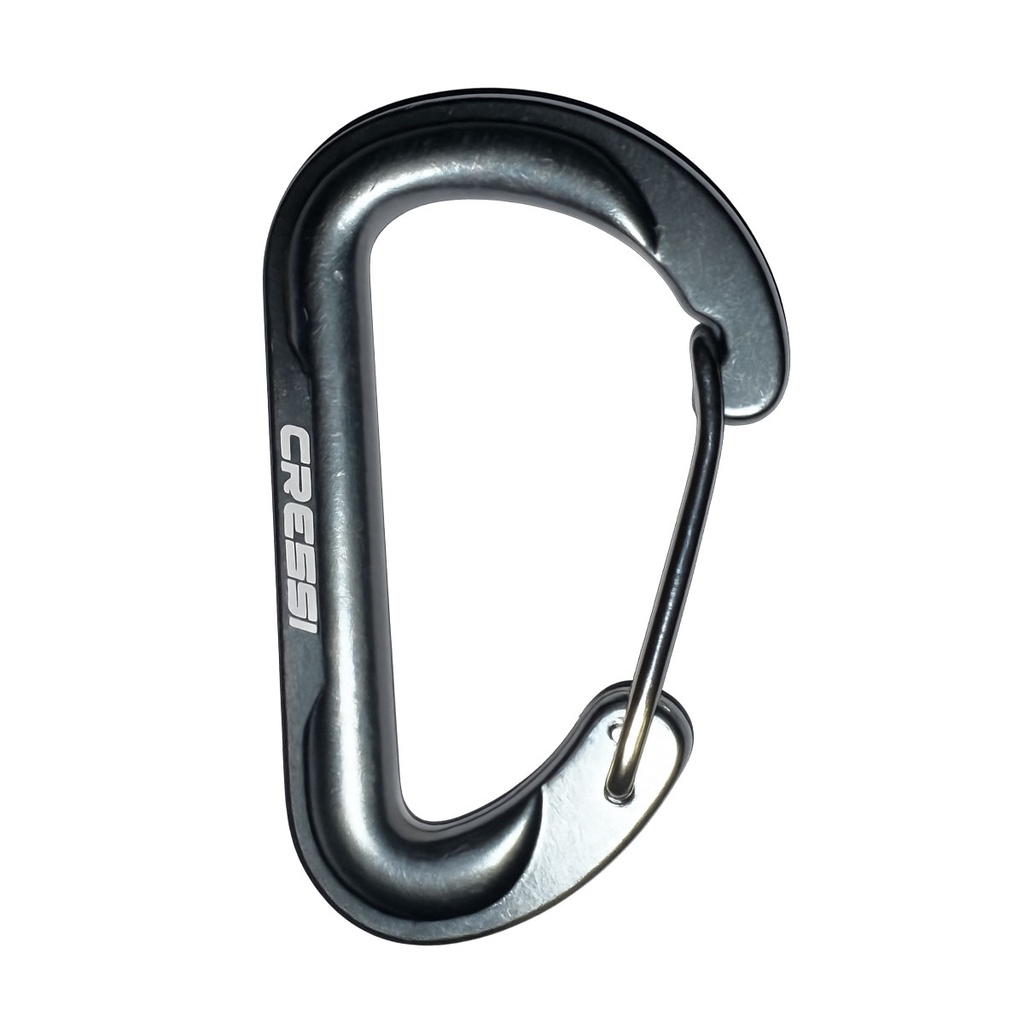 Cressi Mosquetón Aluminio Cierre Inox 60mm