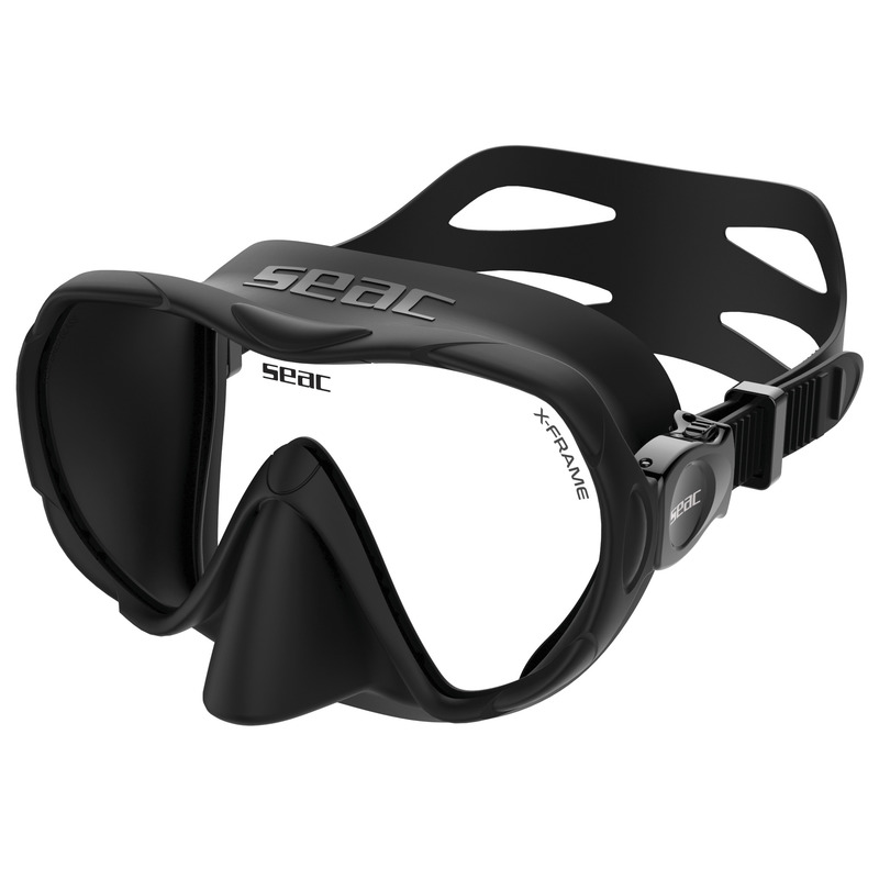 [0750088003520A] Seac Máscara X-Frame Aqua Negro