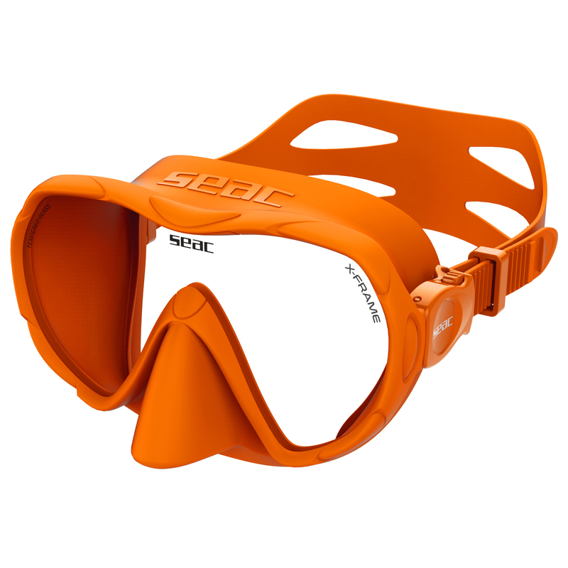 [0750088344040] Seac Máscara X-Frame Naranja