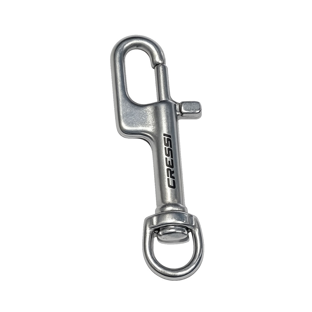 Cressi Mosquetón para Regulador 84mm Inox