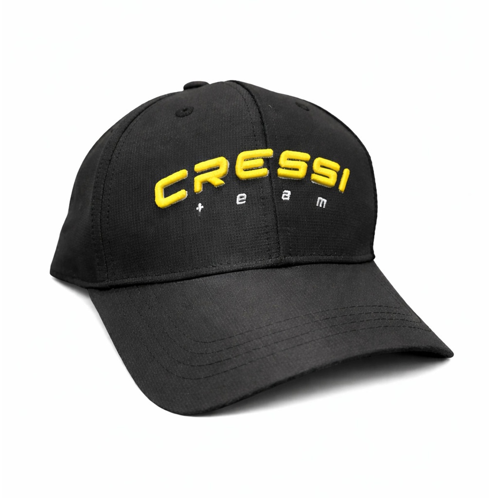 Cressi Team Gorra Negro / Amarillo