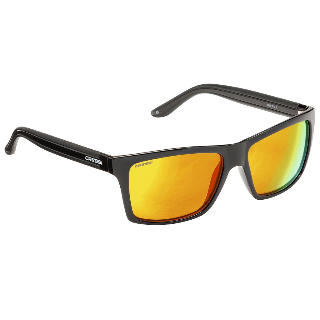[EDB 100113] Cressi Gafas del Sol Rio Polarizada Negro / Amarillo