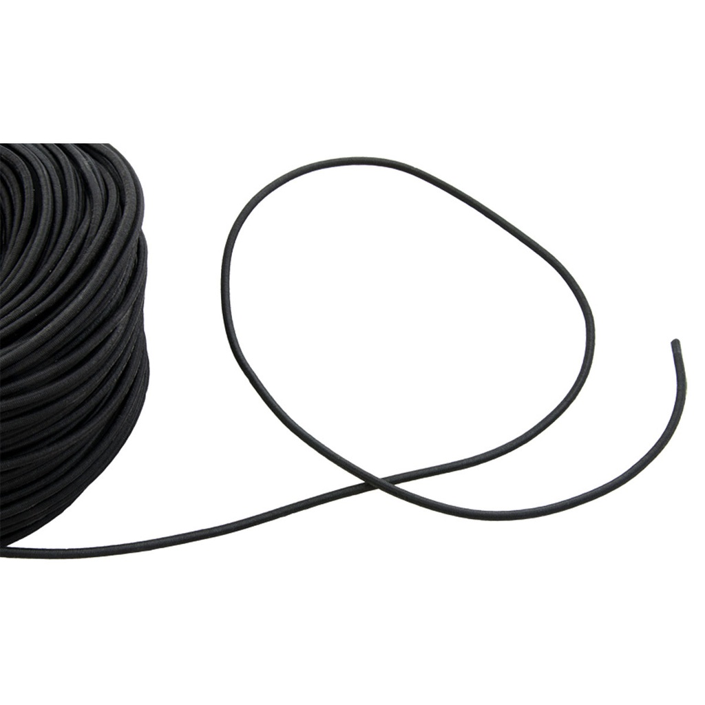 Tecline Bungee 4mm Negro por Metros