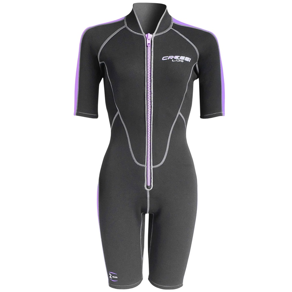 [CLV 457501] Cressi Shorty Lido 2mm Mujer Lila (XS/1)
