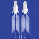 C4 Aletas Umberto Pelizzari Ghost Transparente / Blanco