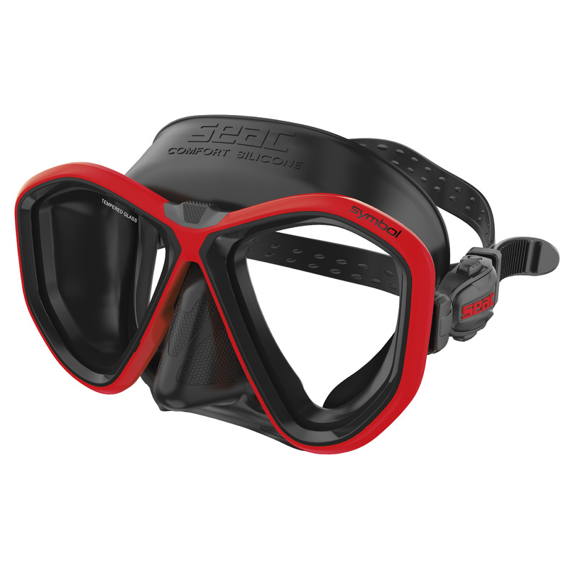 [0750072003720A] Seac Máscara Symbol Asian Fit Rojo