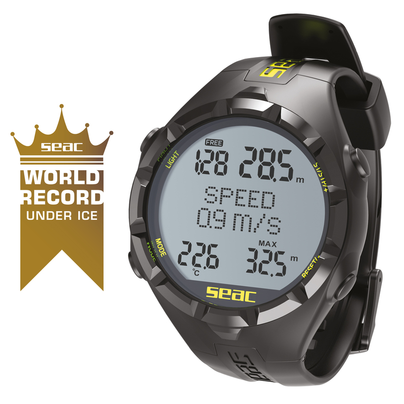 [1600031529000A] Seac Apnea HR Negro / Amarillo