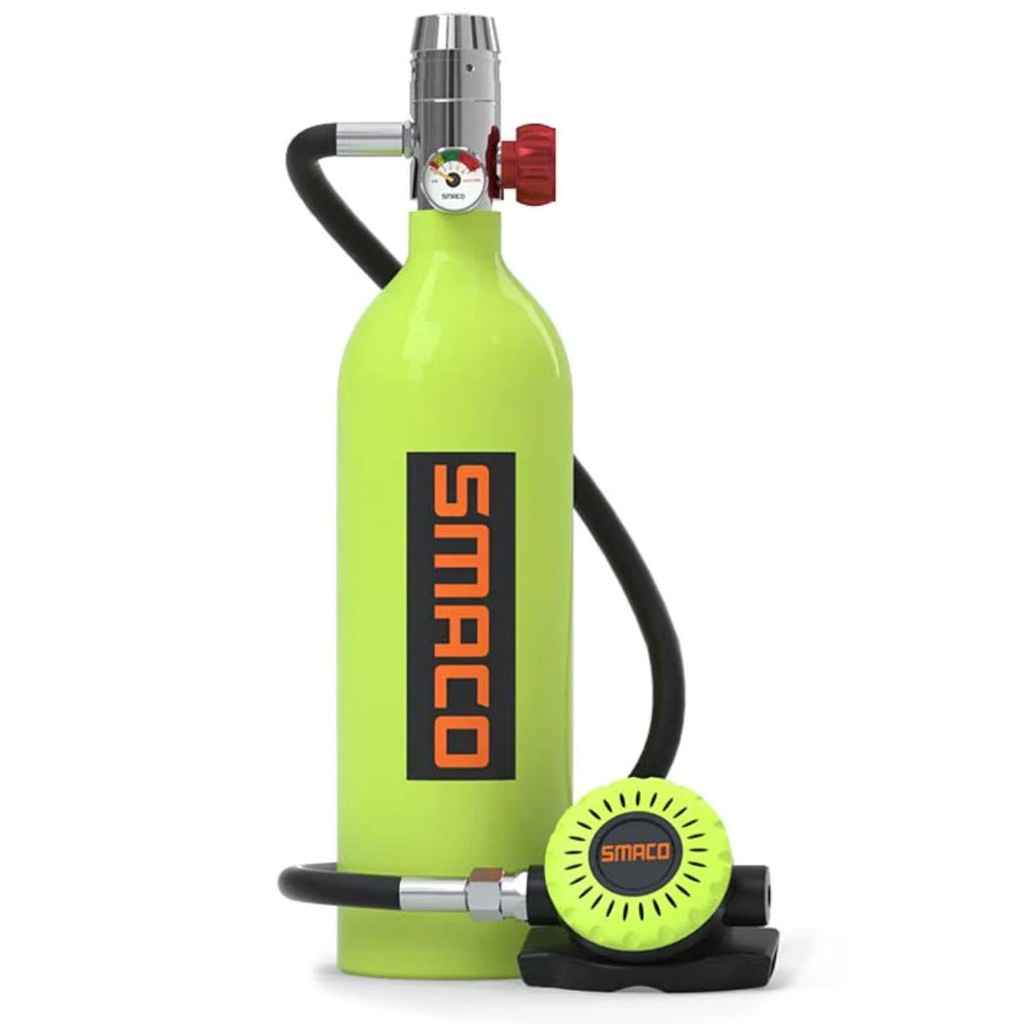 [SMC-TNK-S400PL-GR] Smaco S400 Plus Mini Botella Buceo 1L Lima