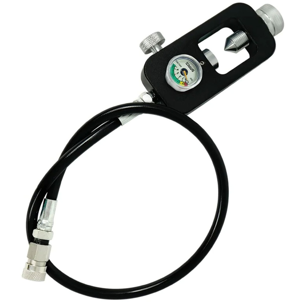 [SMC-ADP-INT-S-02] Smaco INT Adapter with Hose and Pressure Gauge for Refilling Mini Scuba Tanks