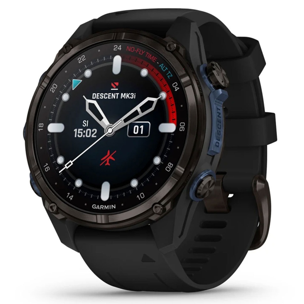 [010-02753-11] Garmin Descent MK3i Titanio 43mm - Correa Silicona