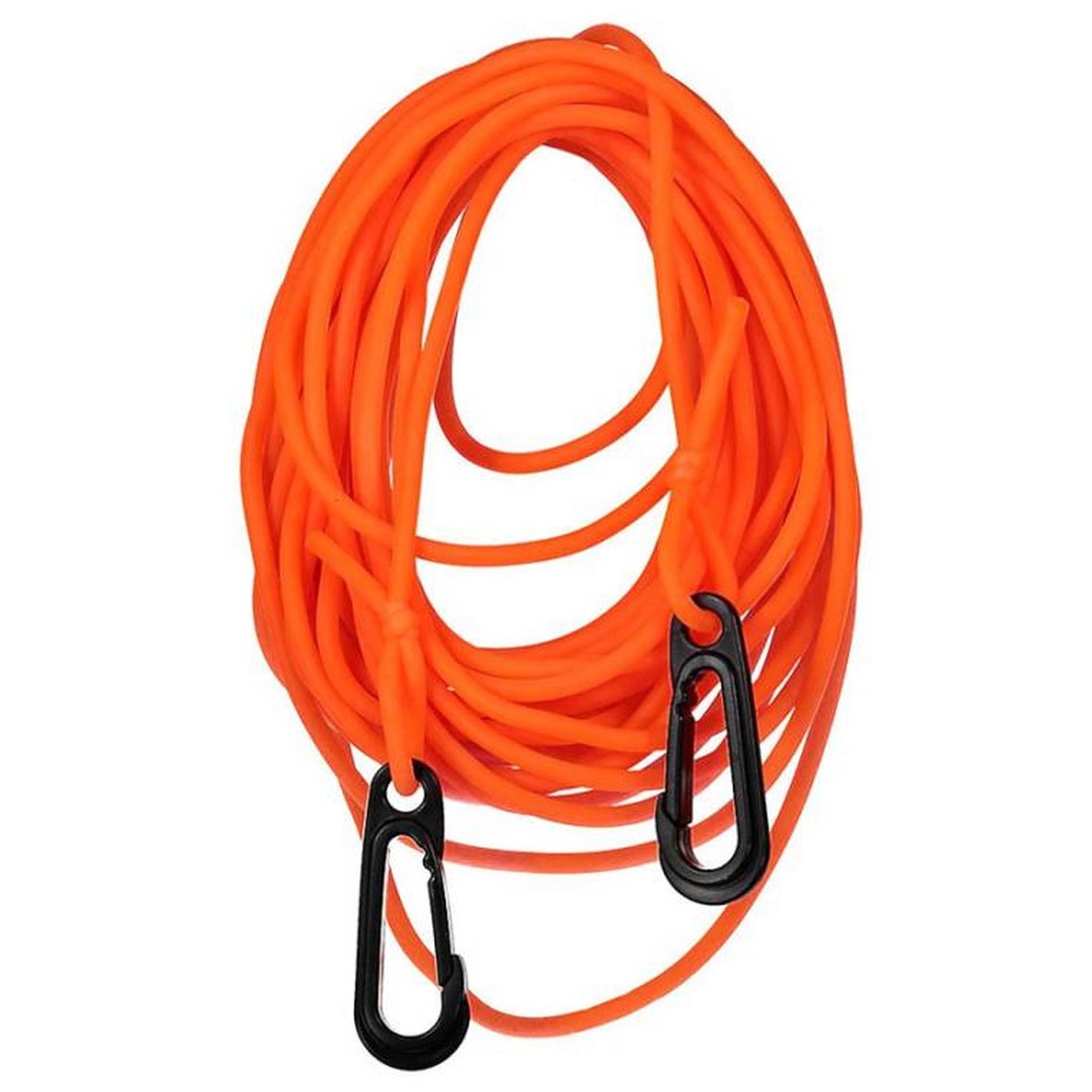 Cressi Cabo Elástico Flotante Boya 4mm (12m) Naranja