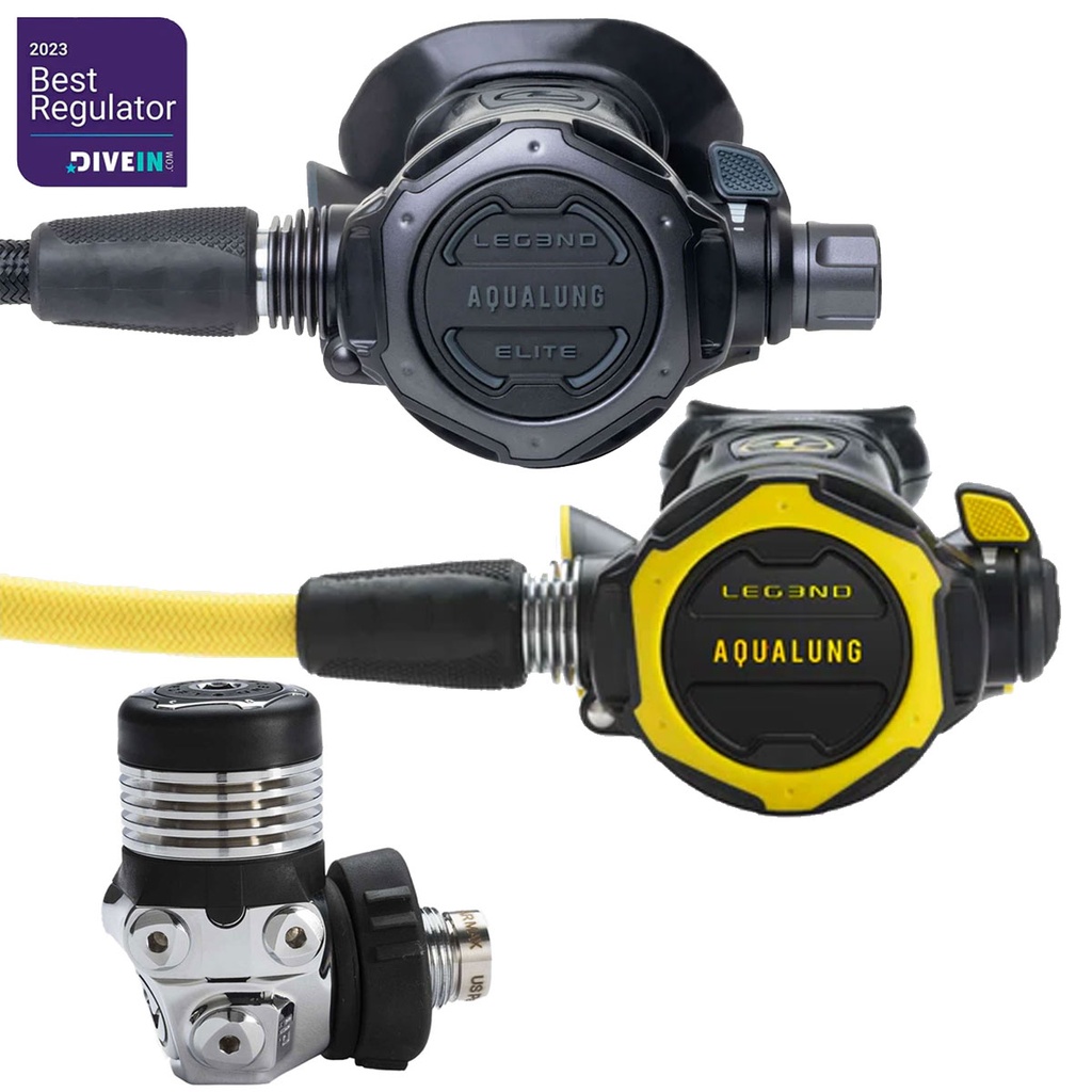 [RQ132118] Aqualung Pack Regulador Legend Elite Black DIN con Octopus