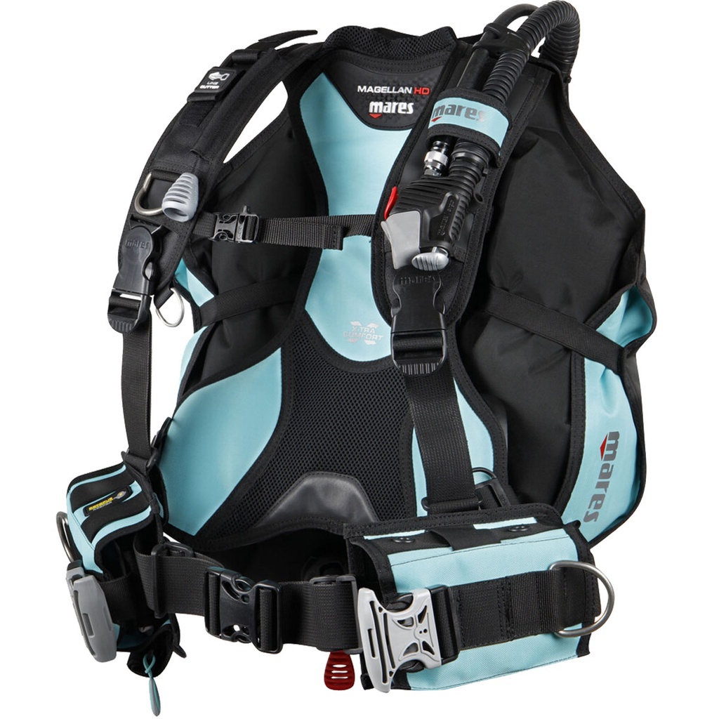 [417231-BKAQXS] Mares Magellan HD Aqua (XS)