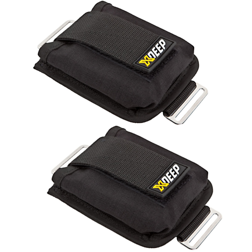 [HA-016-0] Xdeep Bolsillo Trim para Sidemount M (2x1.5kg)