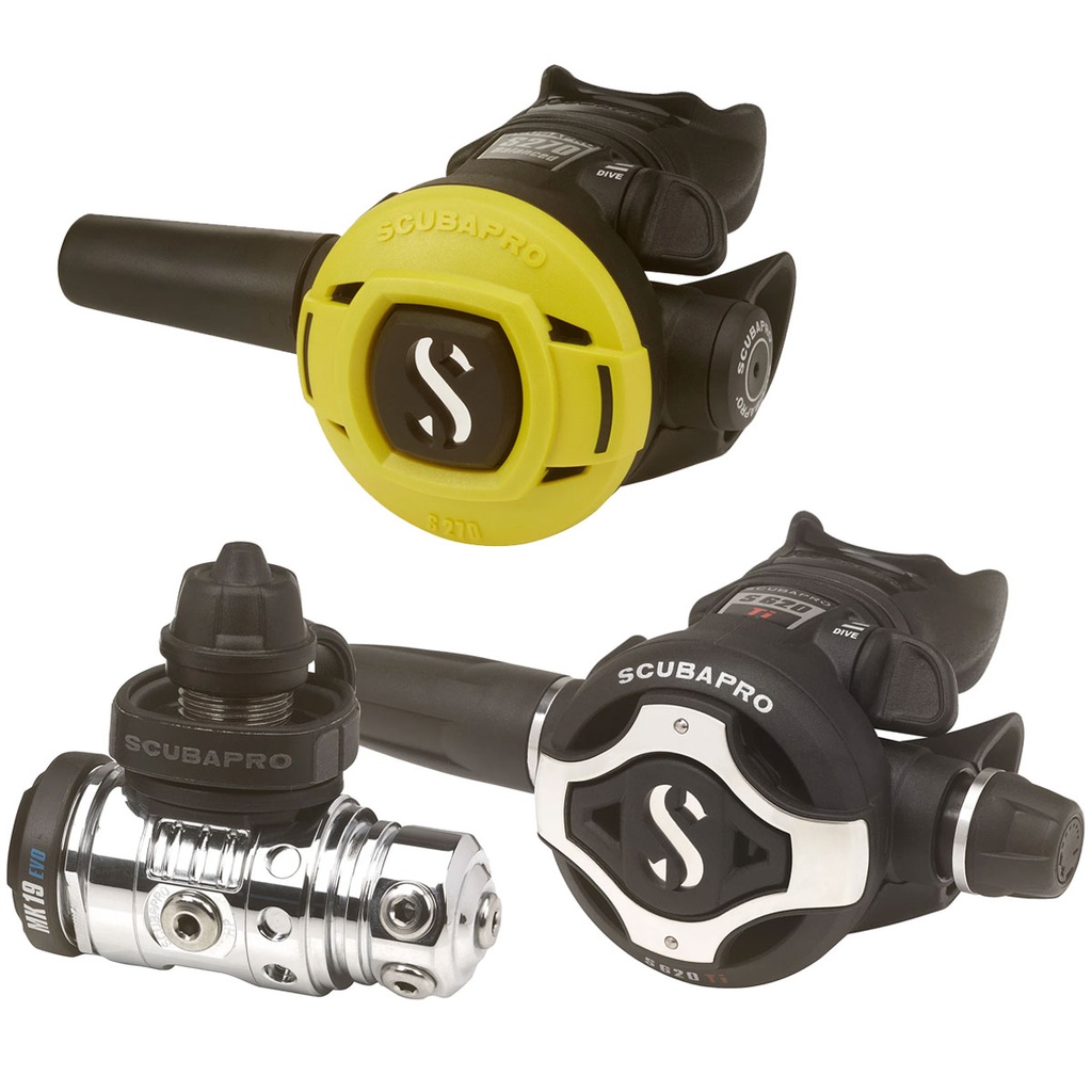 [12.625.300 + 11.270.200] Scubapro Pack MK19 EVO DIN / S620Ti + Octopus S270