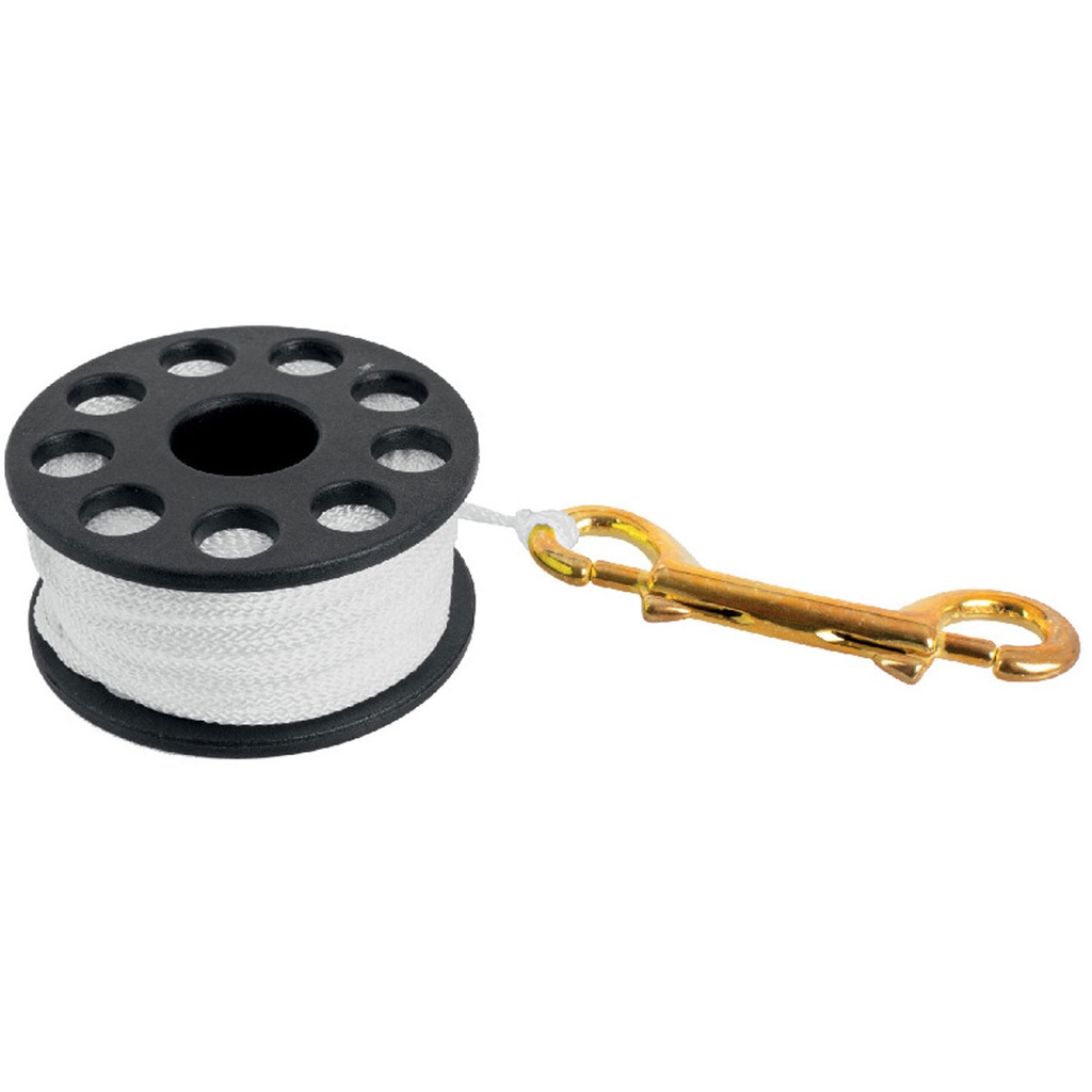 [1110043000000A] Seac Carrete Spool con Mosquetón 30m
