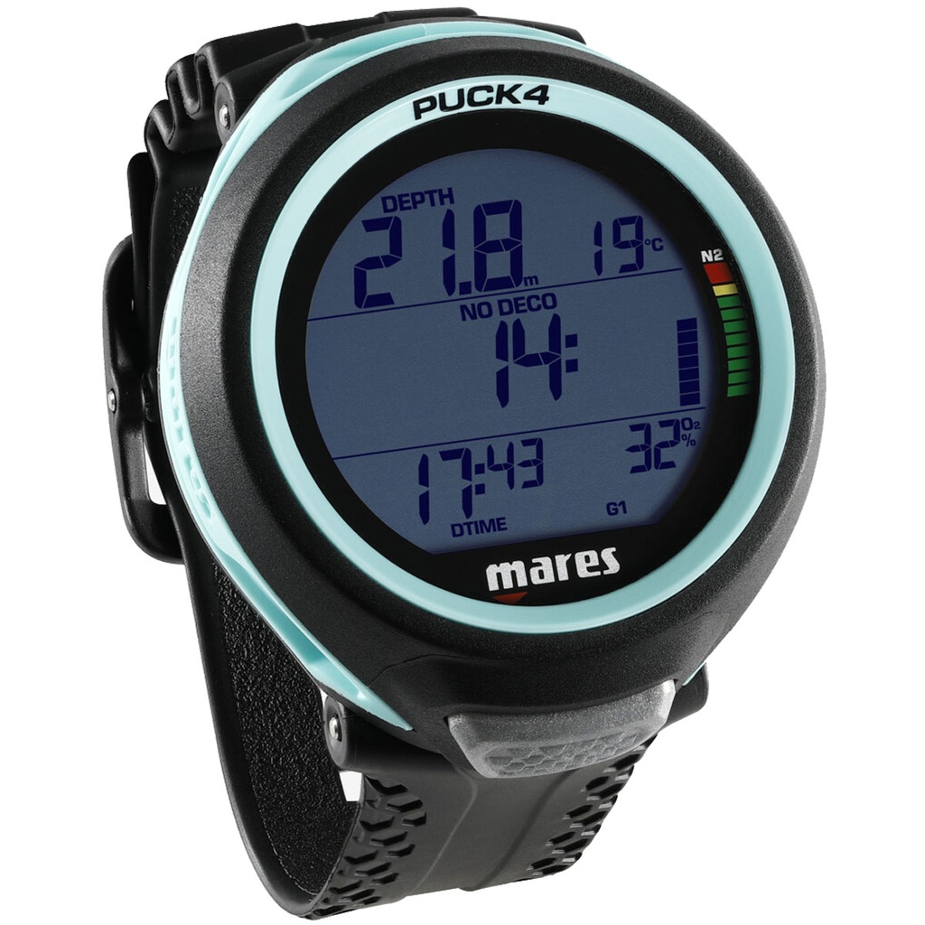 [414149-BKAQ] Mares Puck 4 Aqua