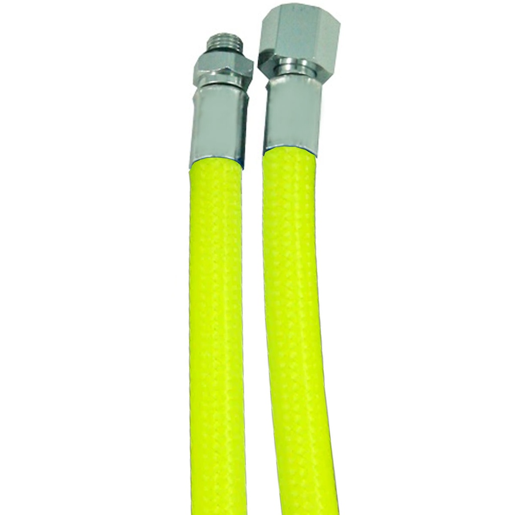 [LRF-YLW-0076] Metalsub Latiguillo LP Flex Regulador 76cm Amarillo