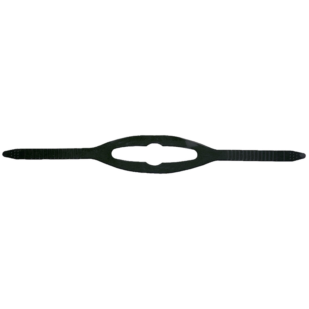 [415106] Mares Tira Standard Silicona Negro