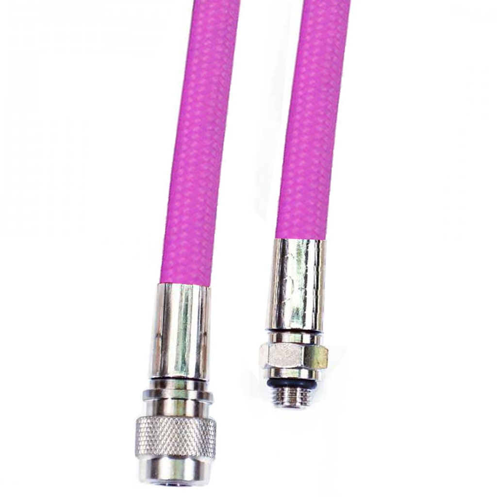 [LJF-LIL-0070-1] Metalsub Latiguillo LP Flex BCD 70cm Lila