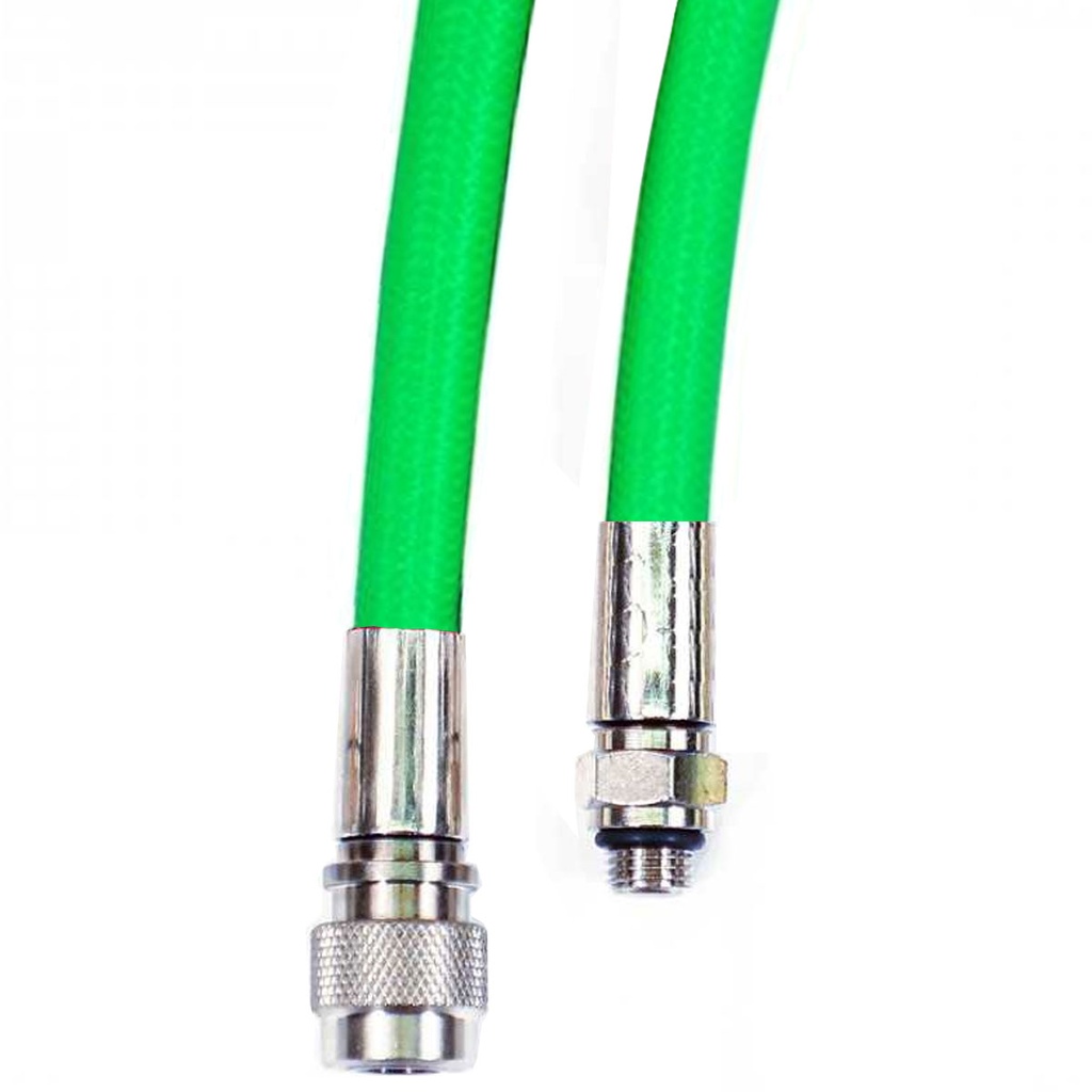 [LJF-GRN-0070] Metalsub Latiguillo LP Flex BCD 70cm Verde