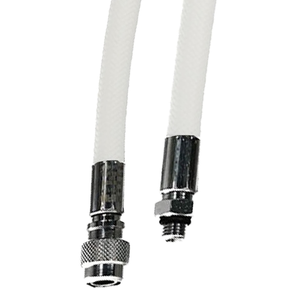 [LJF-WHT-0070] Metalsub Latiguillo LP Flex BCD 70cm Blanco