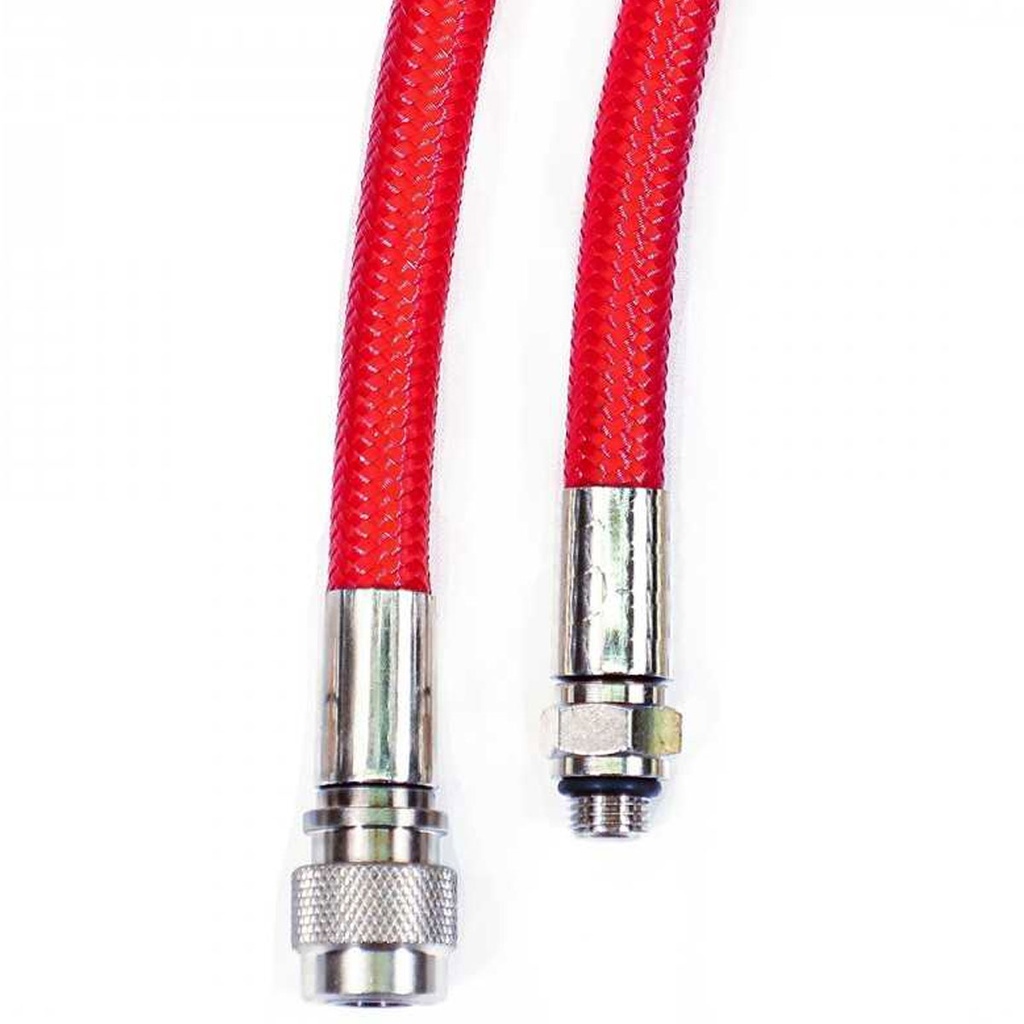 [LJF-RED-0018] Metalsub Latiguillo LP Flex BCD 18cm Rojo