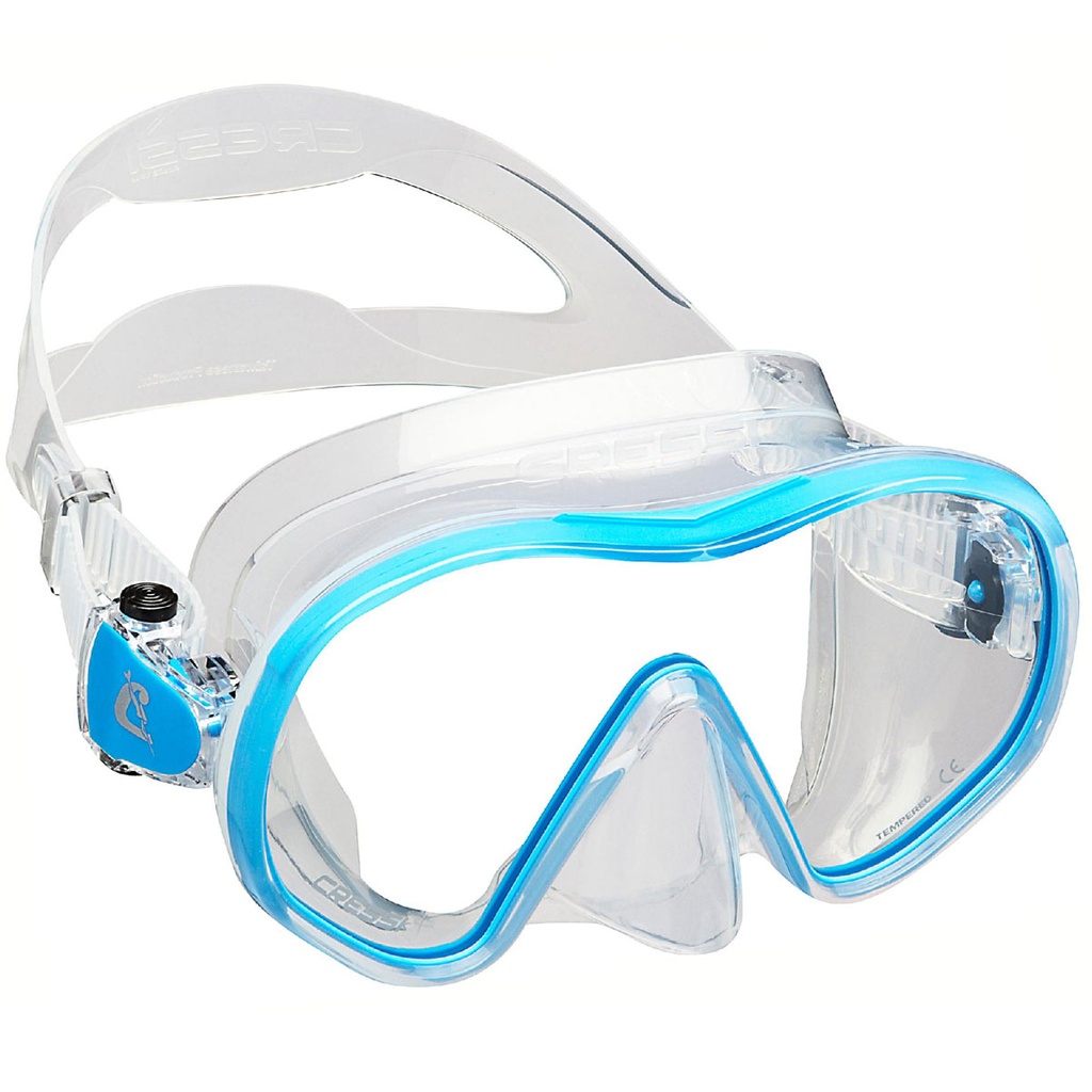[ADS 500020] Cressi Máscara F-Dual Azul / Transparente