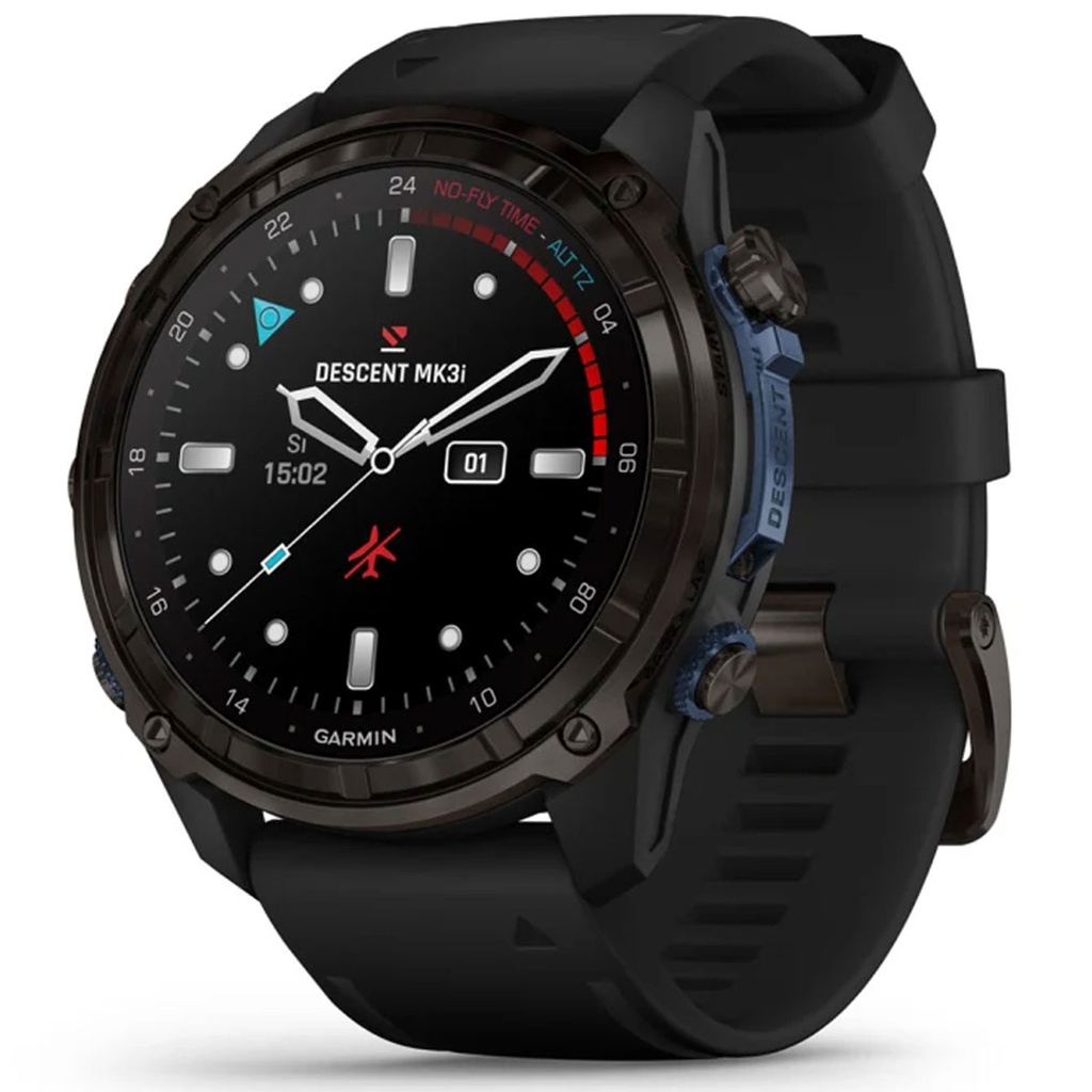 [010-02752-11] Garmin Descent MK3i Titanio 51mm - Correa Silicona