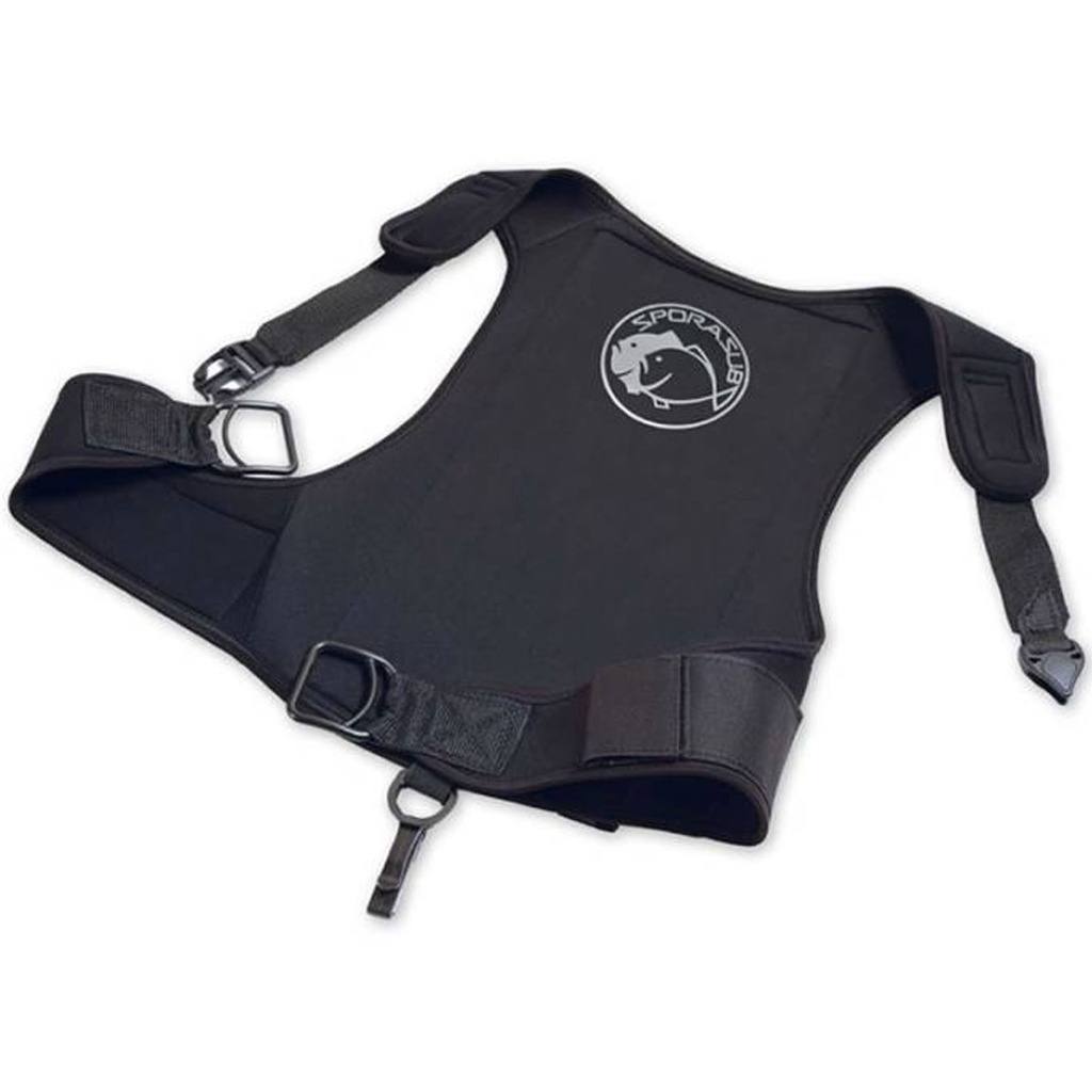 [NE117112] Sporasub Chaleco Porta Lastre Quick Release Negro 3mm (M)