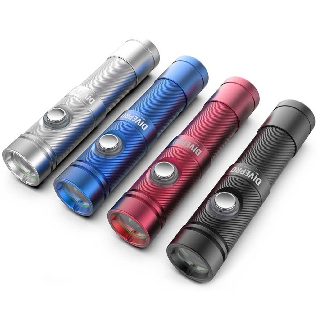 [DVP-S10-BLU] Divepro S10 Linterna 1000lm (Azul)