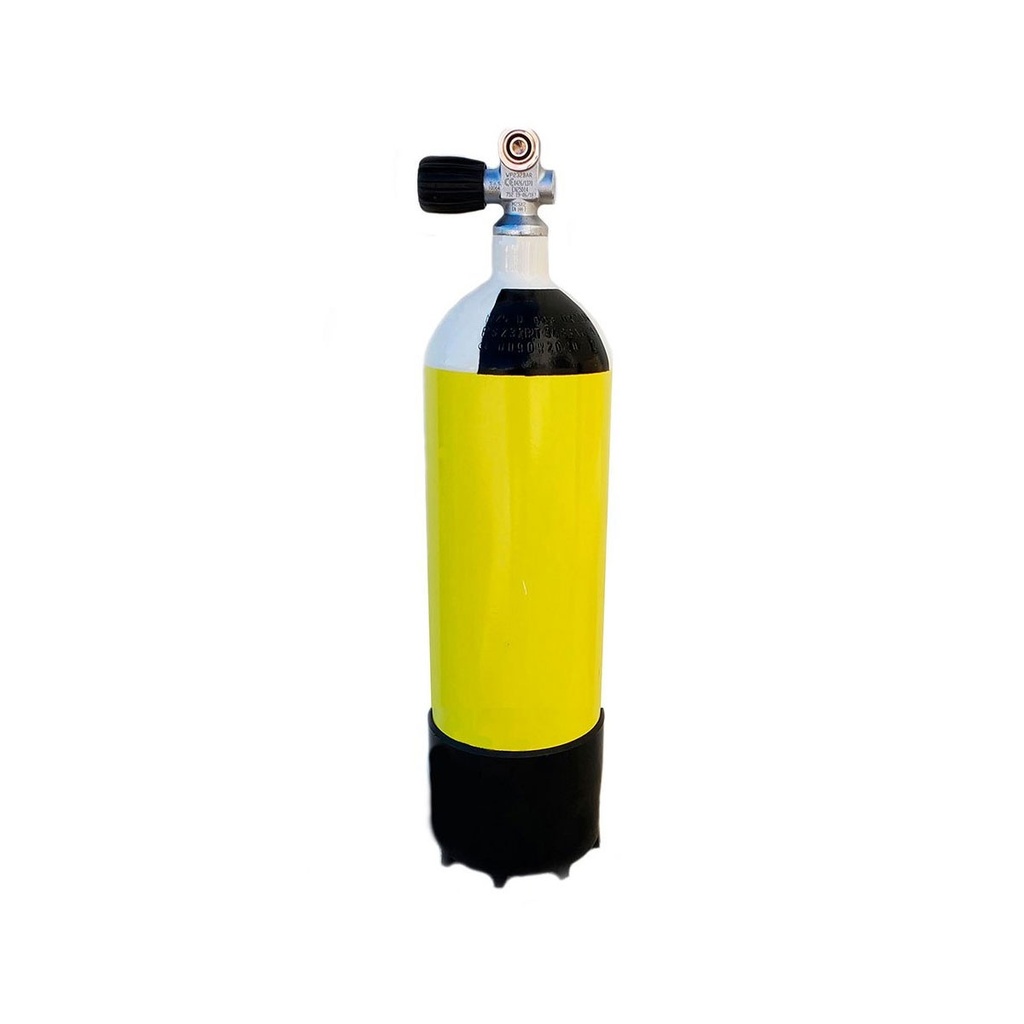 [TNK-200-0005] Faber Botella Acero Completa 5L 200bar 1 Salida