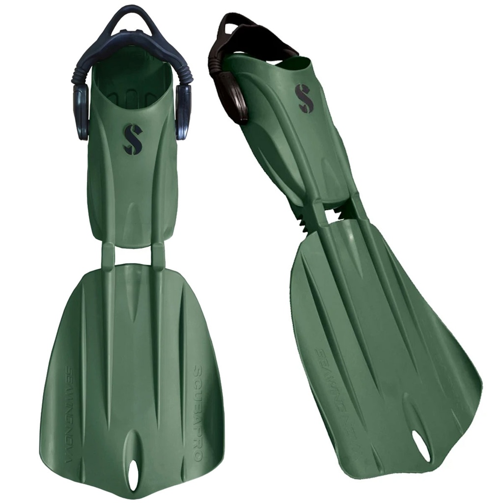 [25.728.200] Scubapro Aletas Seawing Nova Gorilla Oliva Verde (S)