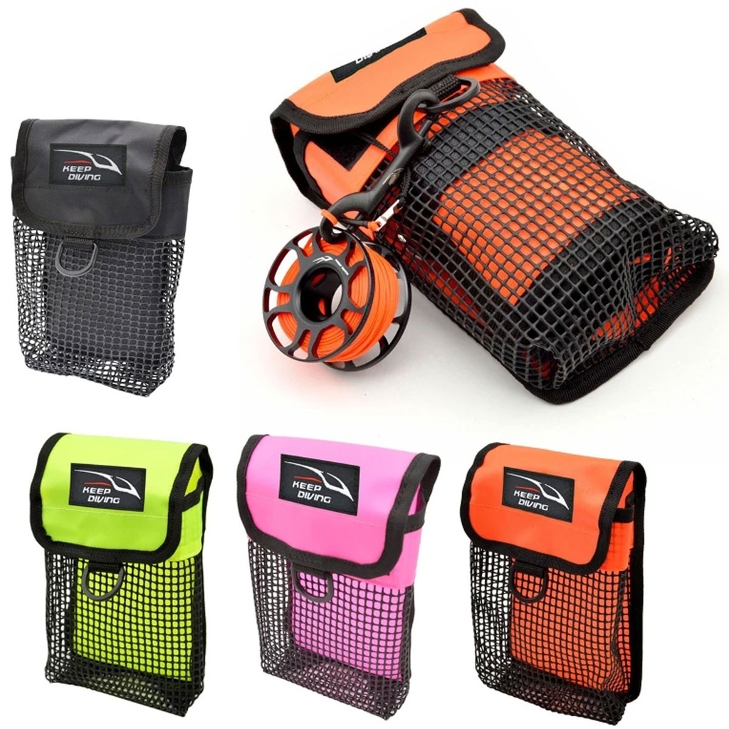 [KD-BOL-LI] Keep Diving Bolsa de Malla para Boya y Carrete (Lima)