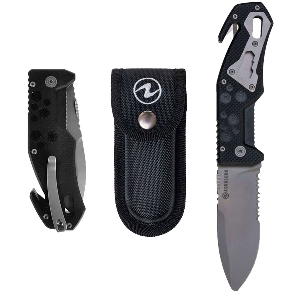 [KN1460101] Aqualung Couteau Folding Blunt Titanium