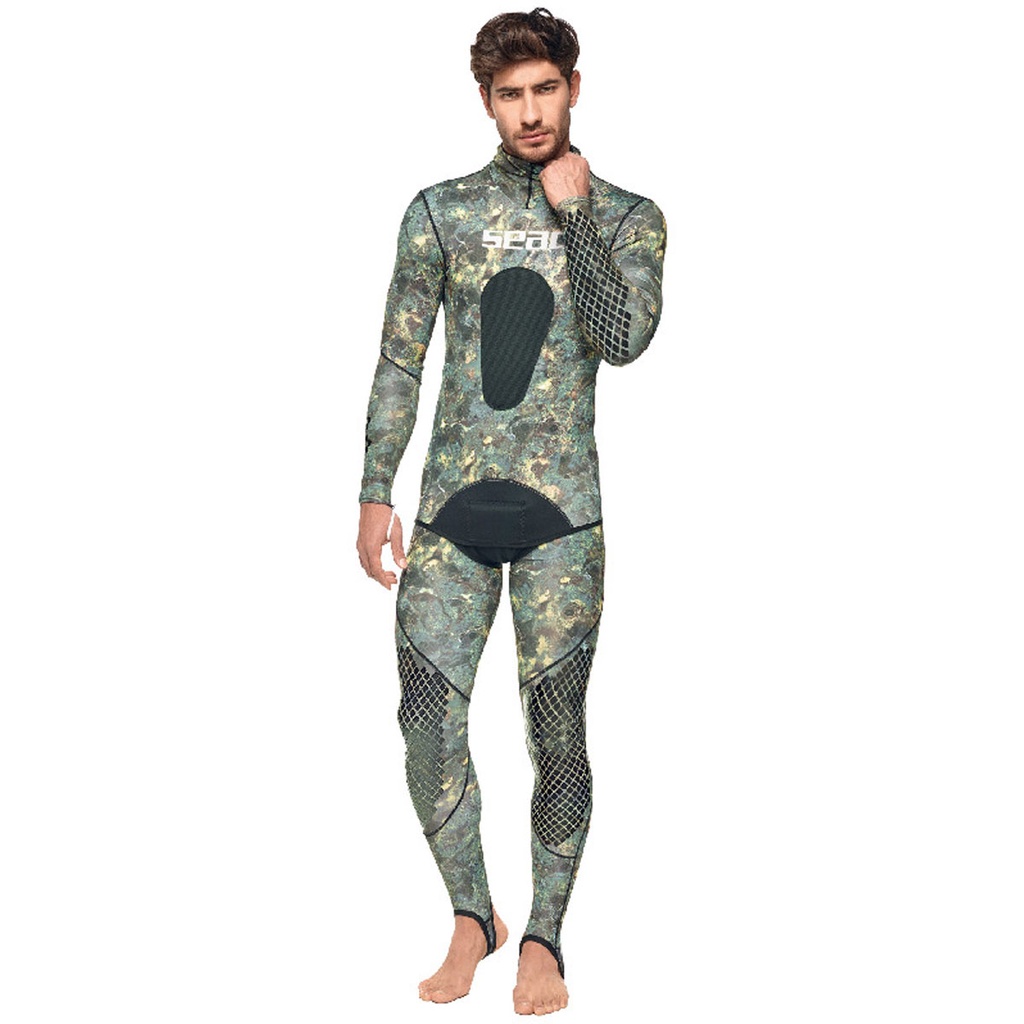 [0010086018040A] Seac Piraña Camo Lycra 1.5mm (S)