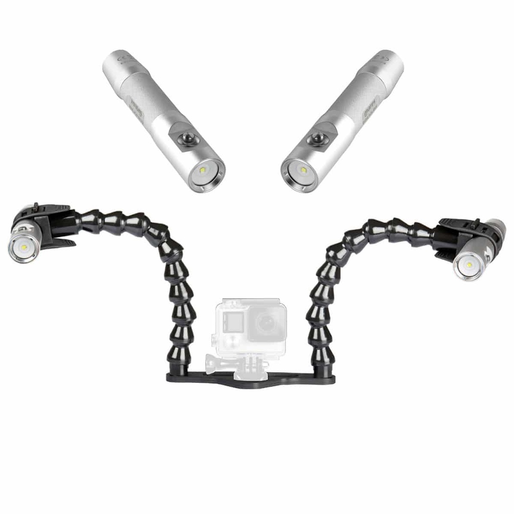 [415643] Mares Linterna Video Set Eos 10LRW 1000lm