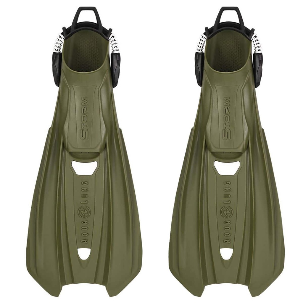 [FA28332012XS] Aqualung Storm Fins Green / Dark Olive (2XS)