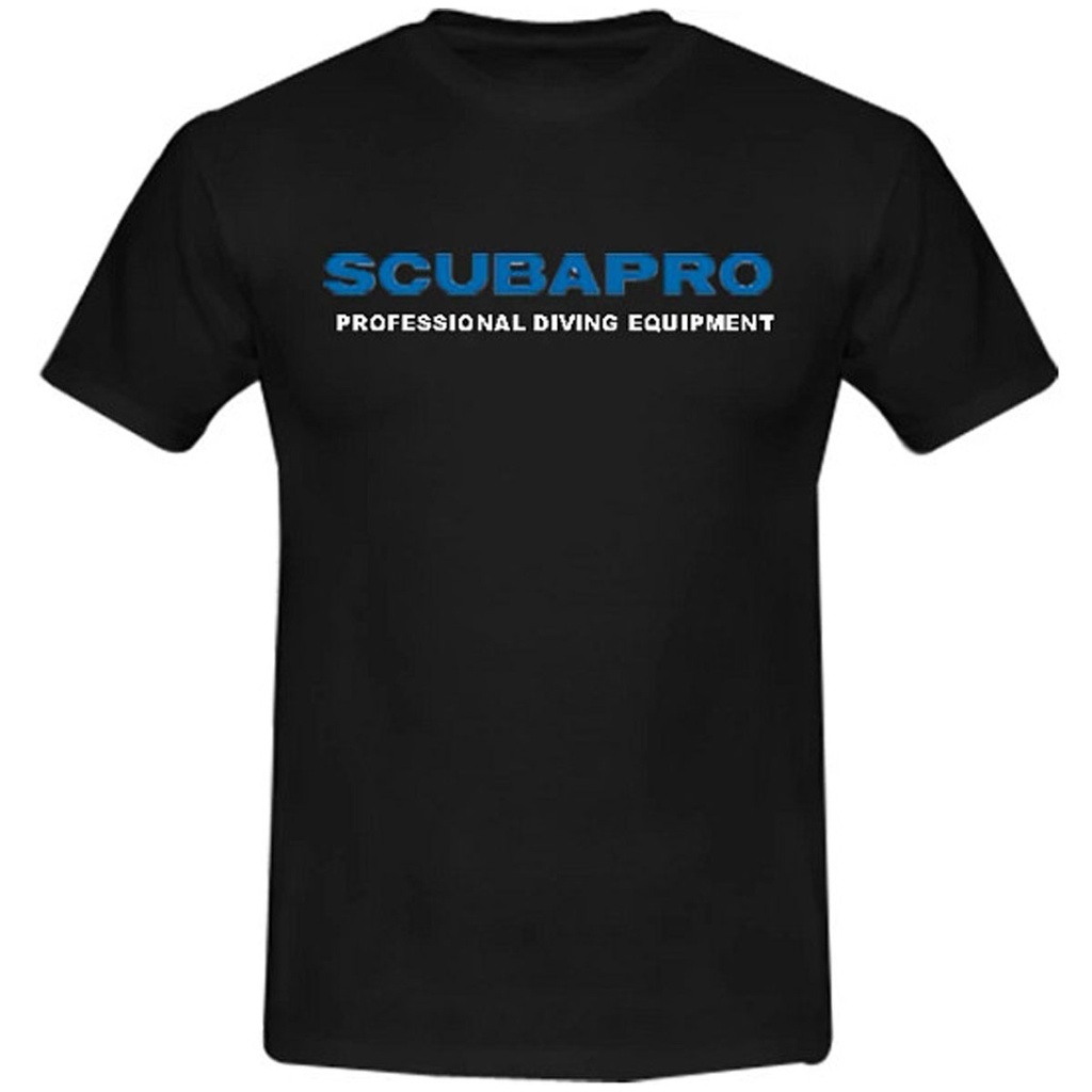 [50.530.200] Scubapro Camiseta Negra Unisex (S)