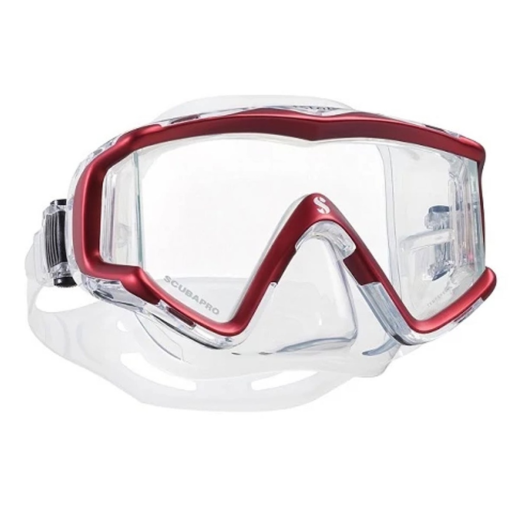 [24.855.300] Scubapro Máscara Crystal Vu Rojo