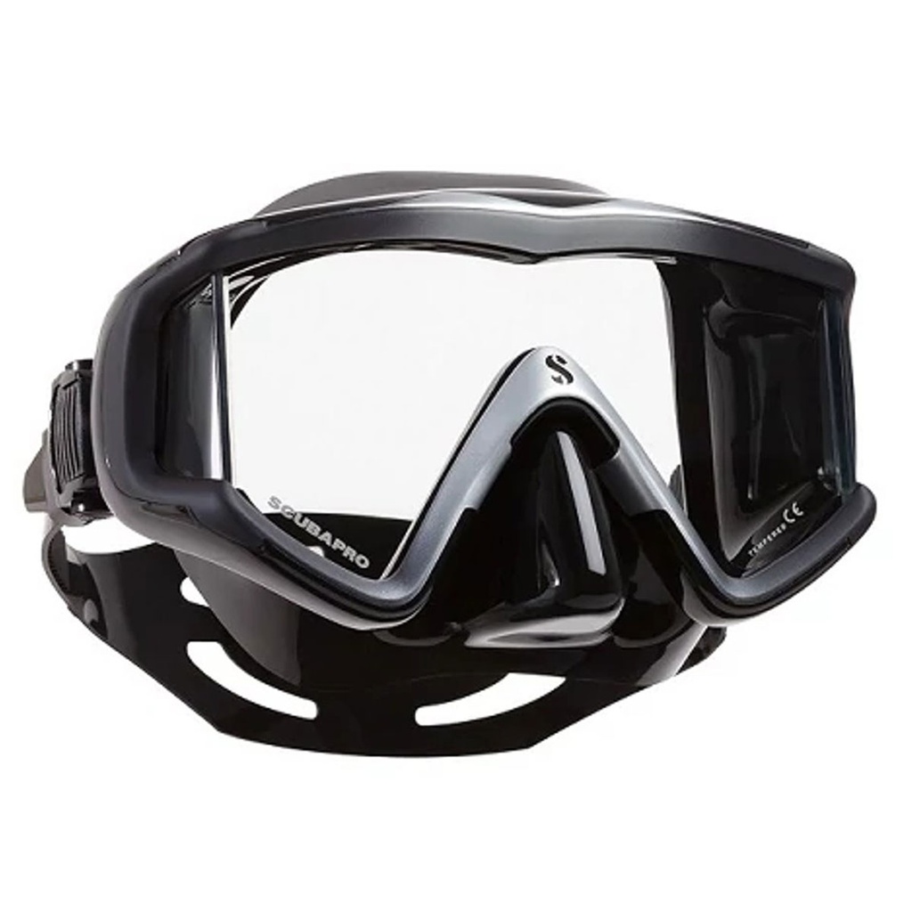 [24.855.110] Scubapro Máscara Crystal Vu Negro