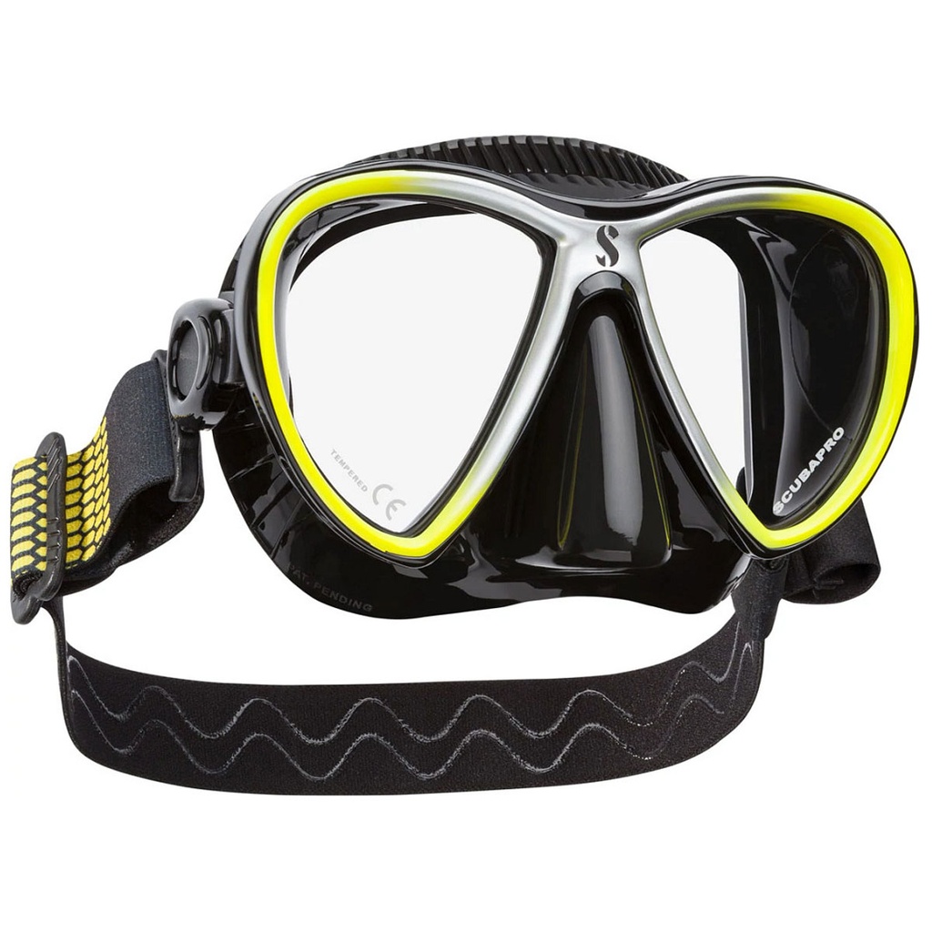 [24.813.510] Scubapro Masque Synergy Twin Trufit Jaune Noir