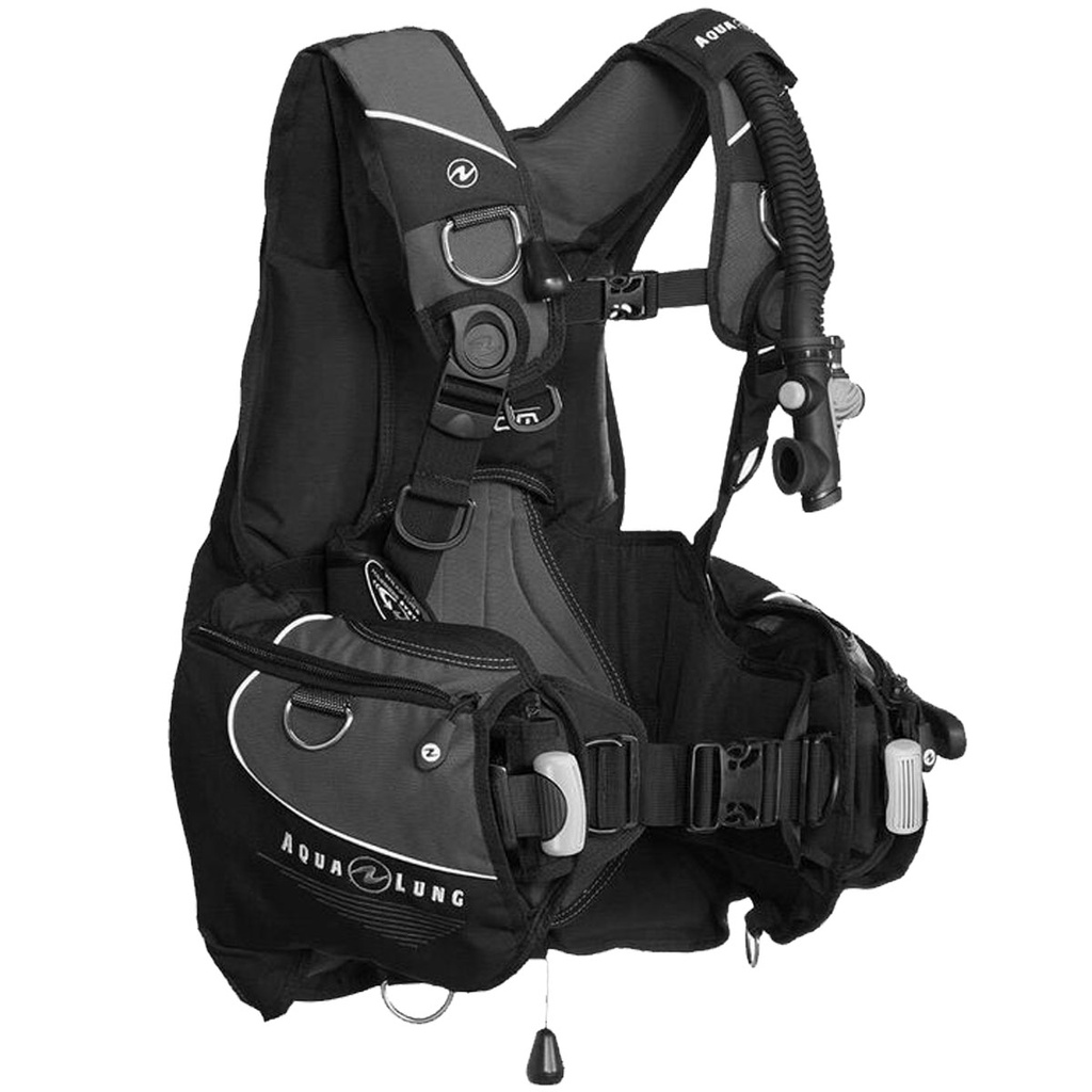 [BC1320110XS] Aqualung Axiom Sure Lock II Negro/Gris (XS)