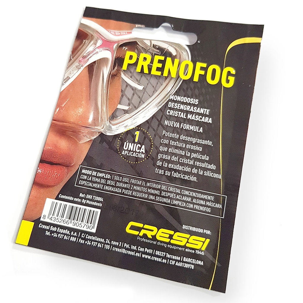 [EHX 720004] Cressi Anti-Vaho Prenofog Unica Aplicacion