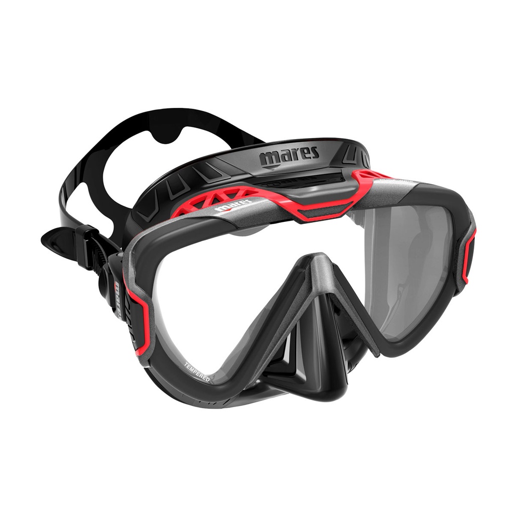 Mares Mascara Pure Wire Rojo / Negra