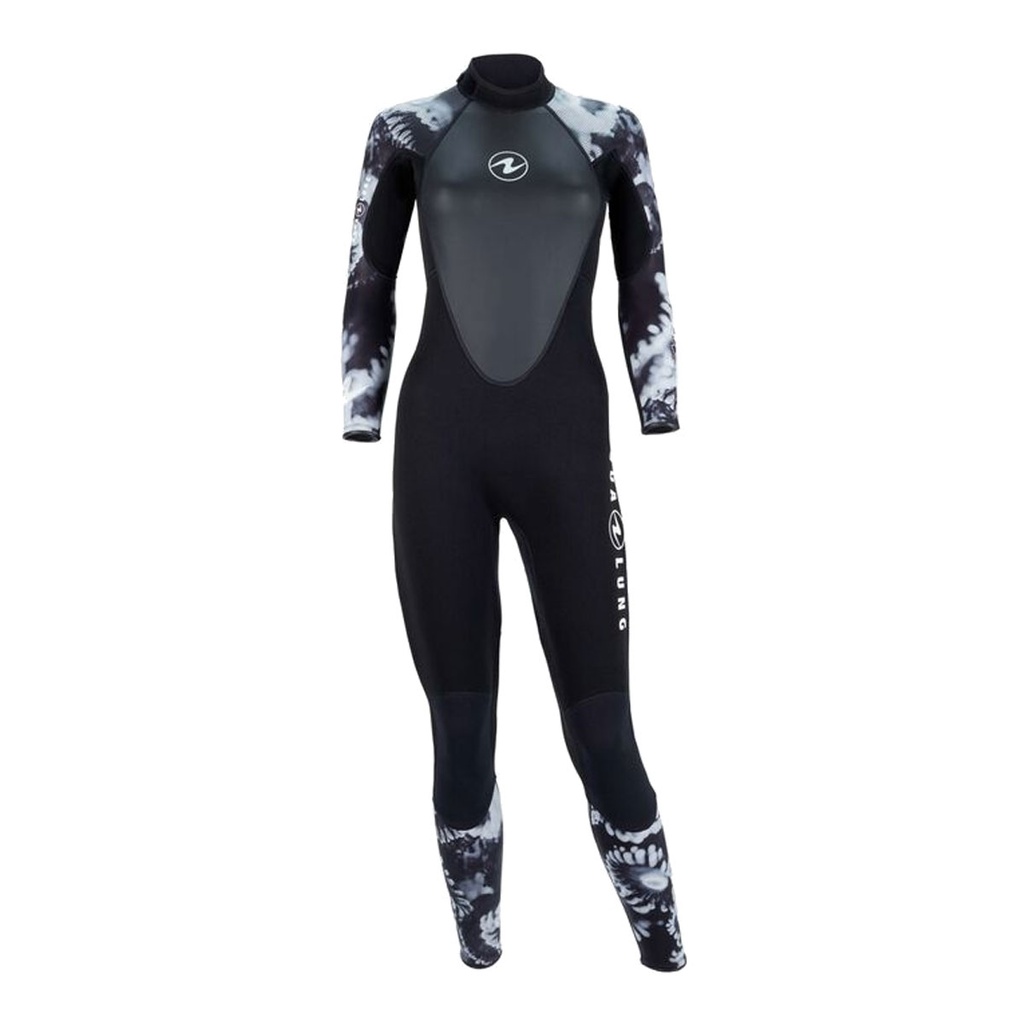 [SU7780109XS] Aqualung Traje Hydroflex 3mm Negro / Blanco Mujer (XS)
