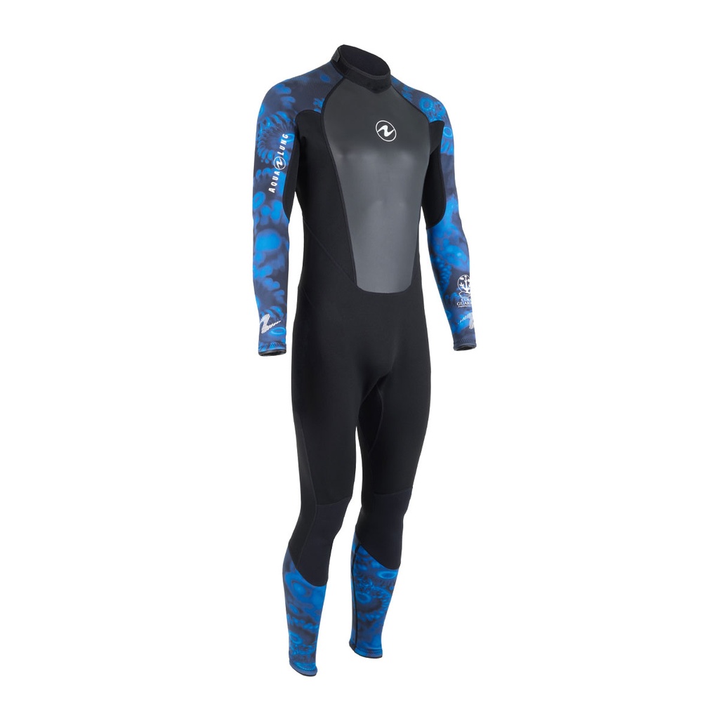 [SU7770140XS] Aqualung Traje Hydroflex 3mm Negro / Azul Hombre (XS)