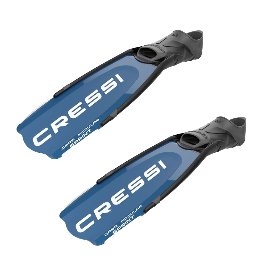 [ABH 082036] Cressi Aletas Apnea Gara Modular Sprint Azul (36/37)