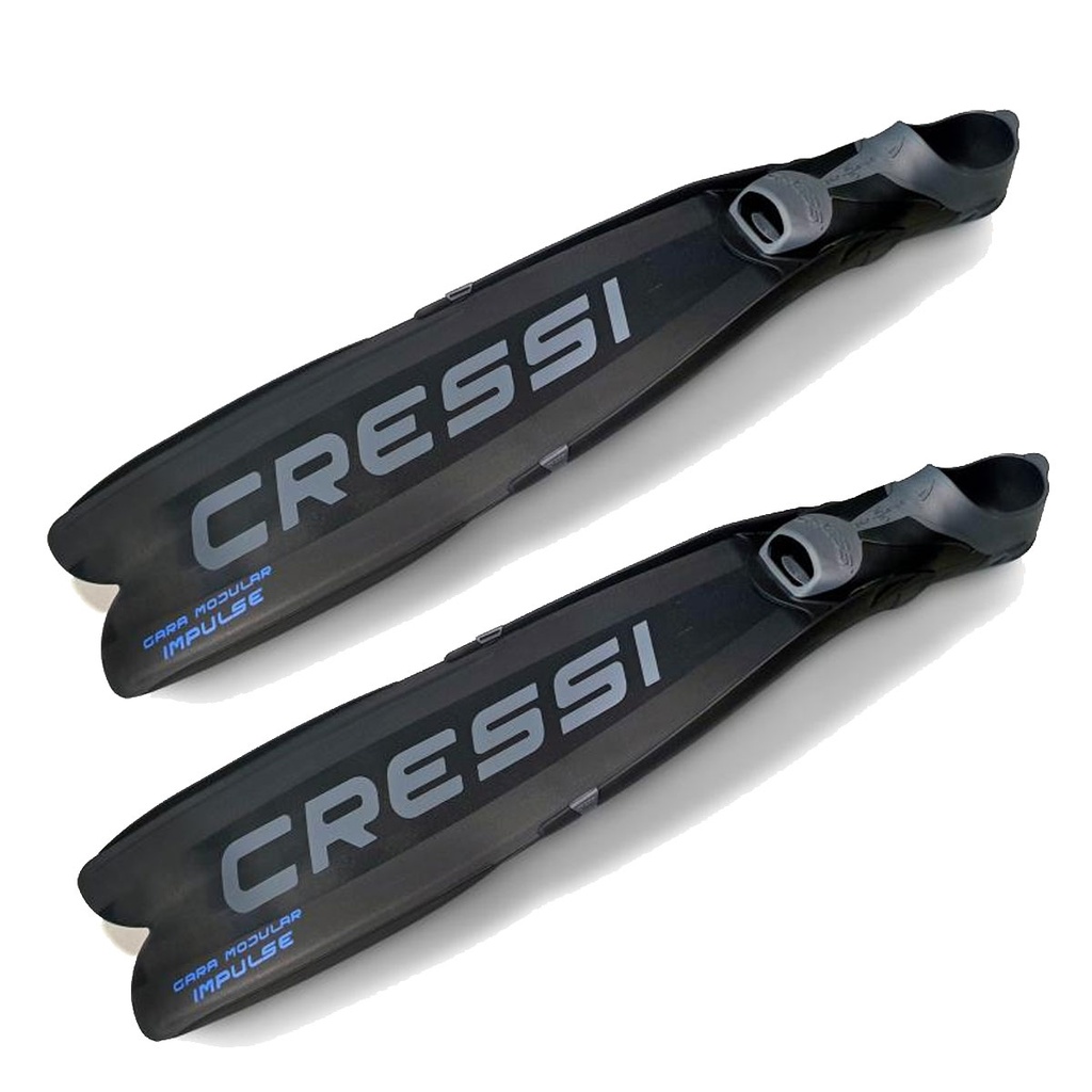[ABH 095036] Cressi Aletas Apnea Gara Modular Impulse Negra (36/37)