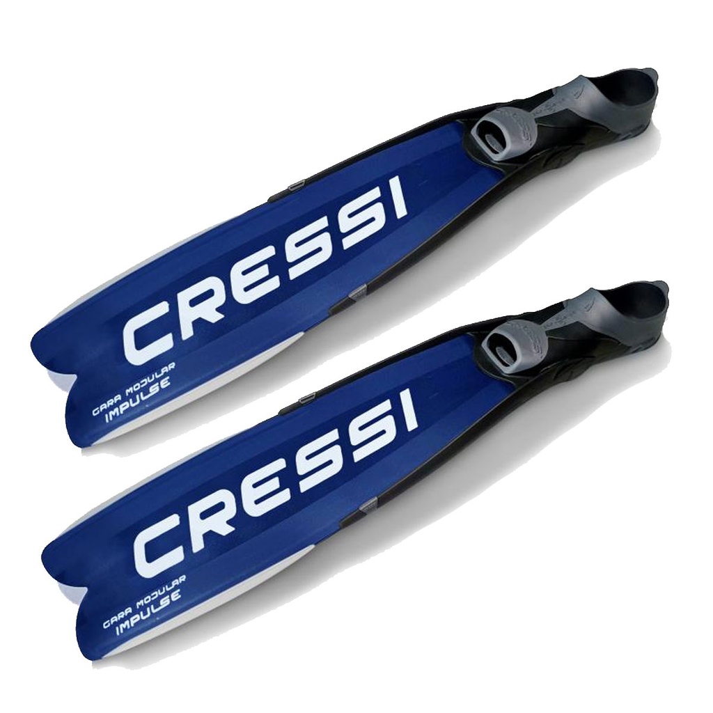 [ABH 092036] Cressi Aletas Apnea Gara Modular Impulse Azul (36/37)
